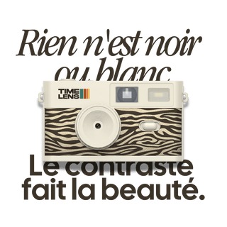 Appareil photo TimeLens® Cream Zebra