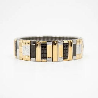 Bracelet SIG 14 Gold, Silver and Black