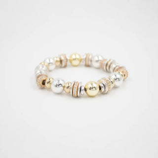 Bracelet Nefertiti Or & Argent