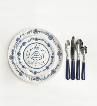 Set de 4 assiettes plate gourmande