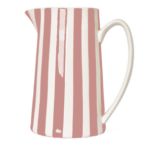 Pichet rayure Rose