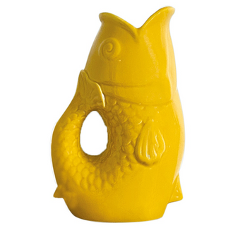 Vase pichet poisson safran