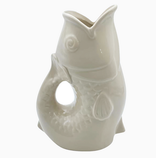 Vase pichet poisson sable