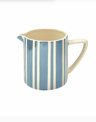 Pichet rayure pm bleu givré