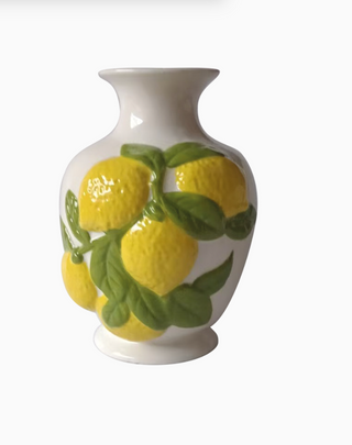 Vase ceramic haut citron D15,4 H20,7cm