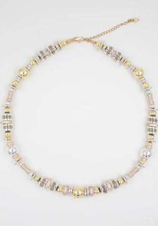 Collier Nefertiti Or & Argent