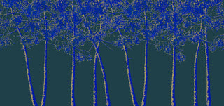 ISIDORELEROY_TRICHROMIE_DE_PINS_BLEU_BLEU_OCRE