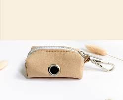 Pochette sac à crotte - Beige