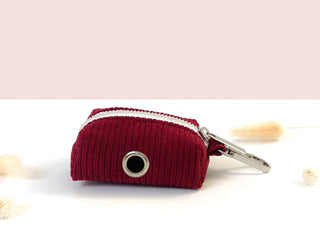 Pochette sac à crotte - Bordeaux