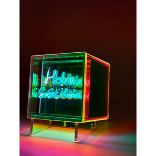 Lampe cube "Home sweet Home"