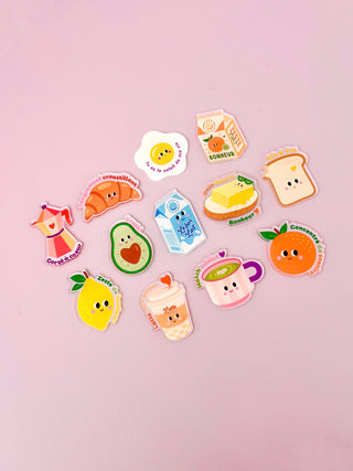 Magnets gourmands Club P'tit dèj, 12 modèles au choix