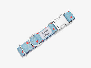 Collier pour chien - Denim taille S