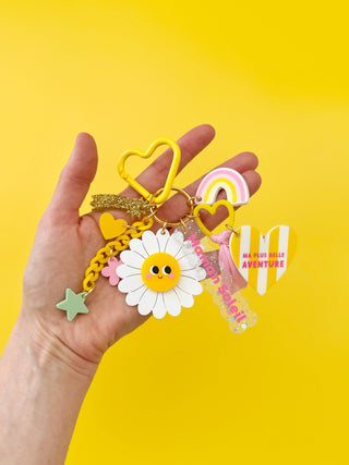 Porte-clé grigri Maman soleil, cadeau Fête des mères