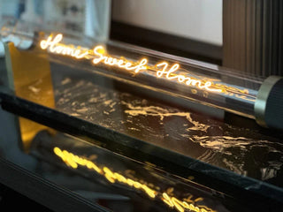 Lampe tube - "Home sweet home"