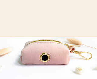 Pochette sac à crotte - Rose